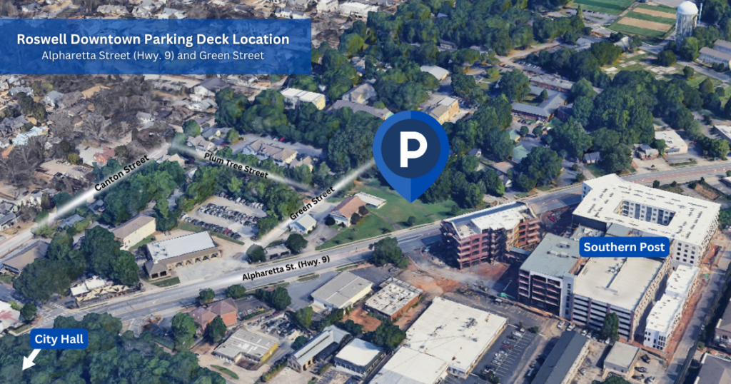 Location Picked for Downtown Roswell Parking Deck