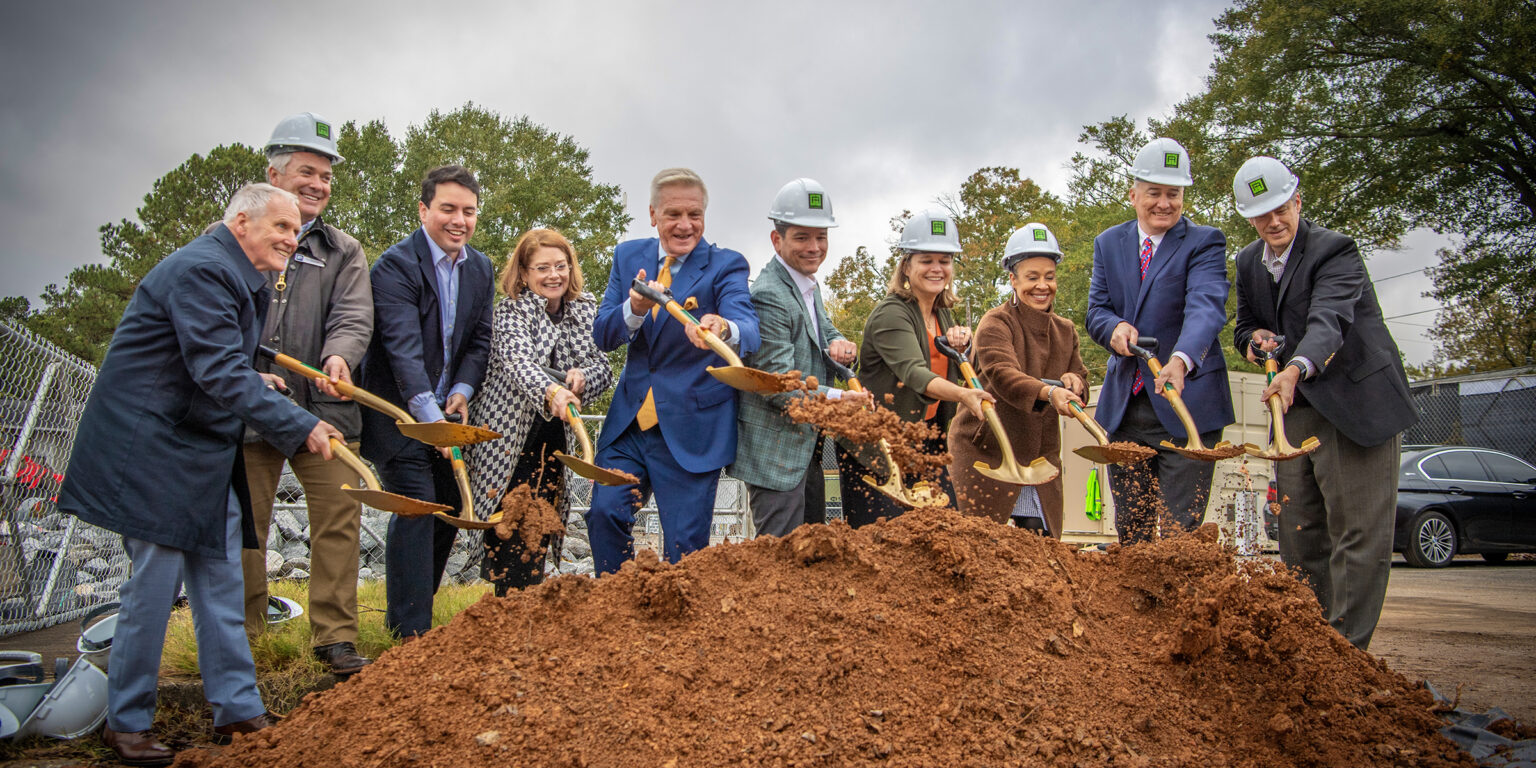 Roswell Partners with Housing Authority to Build 102 New Affordable Apartment Homes Mayor Wilson and group break ground at Pelfrey Pines Apartments